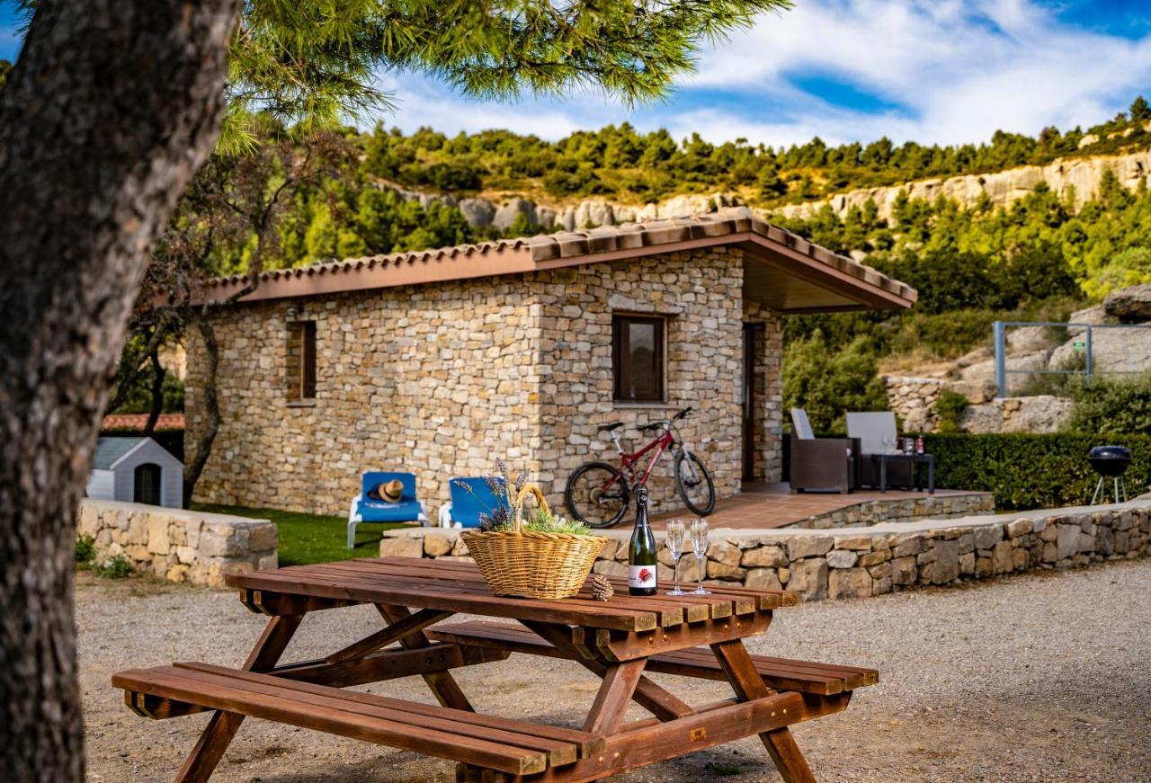 Camping Bungalow Serra De Prades Resort Vilanova de Prades Exterior foto